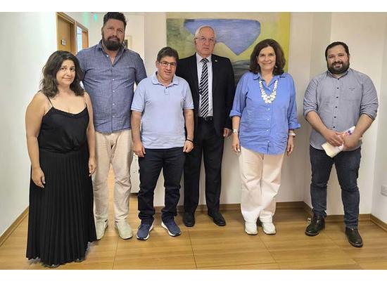 Συνάντηση μελών του ΔΣ της Ένωσης Λογοτεχνών Κύπρου με την Υφυπουργό Πολιτισμού