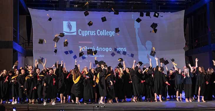 Τελετή Αποφοίτησης του Cyprus College Λεμεσού 2022