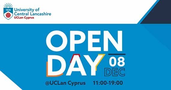 Ημέρα Γνωριμίας του Πανεπιστημίου UCLan Cyprus στις 8 Δεκεμβρίου