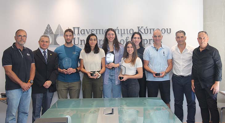 Βράβευση φοιτητριών Παν. Κύπρου που διακρίθηκαν στους Ευρωπ. Πανεπιστημιακούς Αγώνες Ταε Κβο Ντο και Καράτε