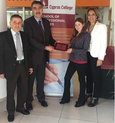 ACCA: Παγκόσμια επιτυχία της Σχολής Επαγγελματικών Σπουδών τουCyprus College