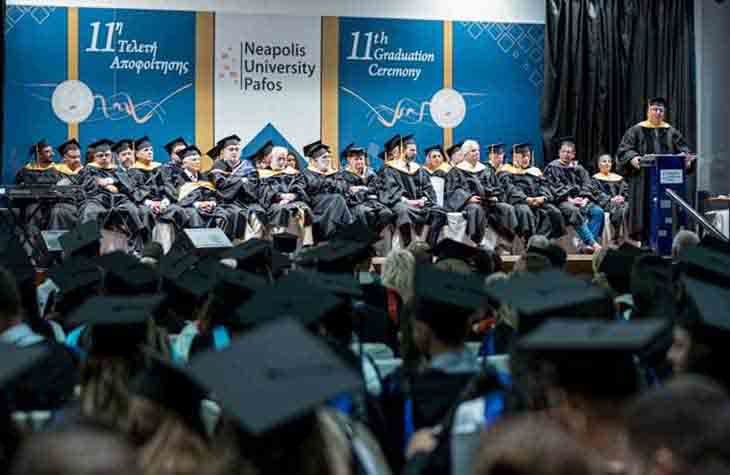 Το Πανεπιστήμιο Νεάπολις διοργάνωσε την 11η Τελετή Αποφοίτησης με φυσική παρουσία