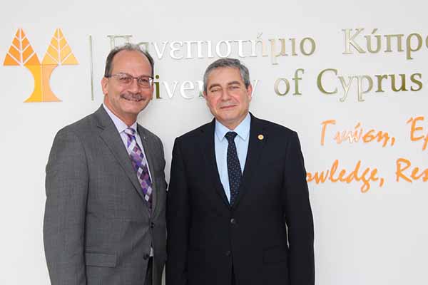Επίσκεψη αντιπροσωπείας στο Πανεπιστήμιο Κύπρου από το Πανεπιστήμιο Albany