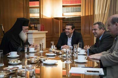 Συνάντηση Τσίπρα-Αρχιεπισκόπου Αθηνών για τη διδασκαλία των θρησκευτικών